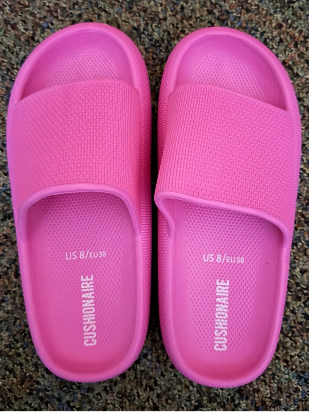 Cushionaire Women’s Pink Slide Sandals